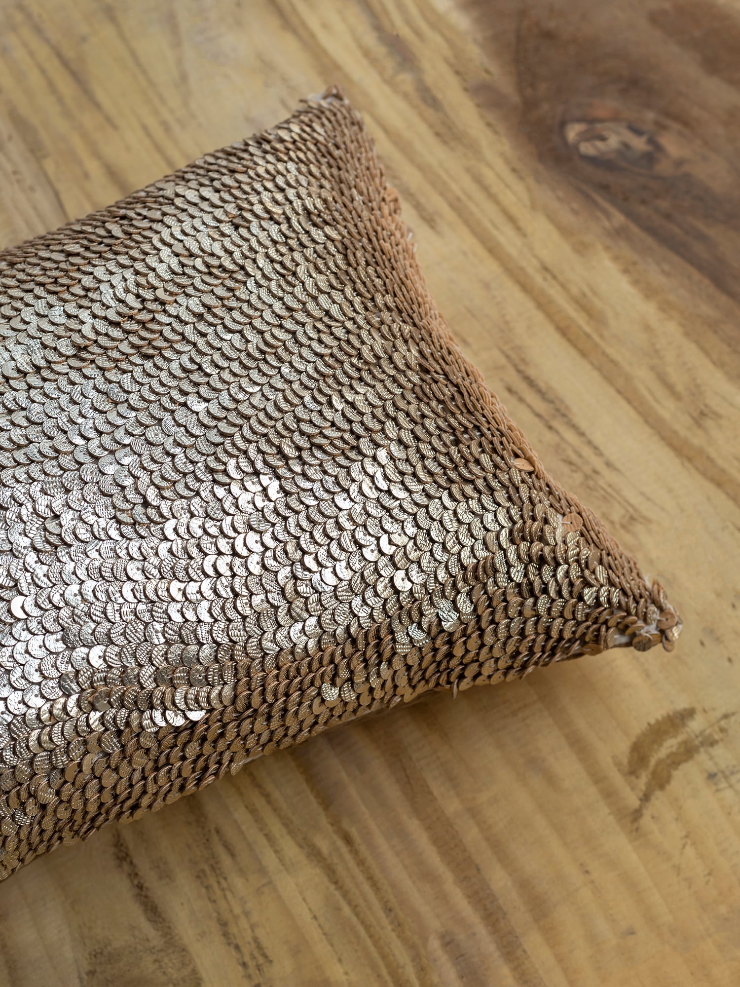 Leam Gold Cushion Cover