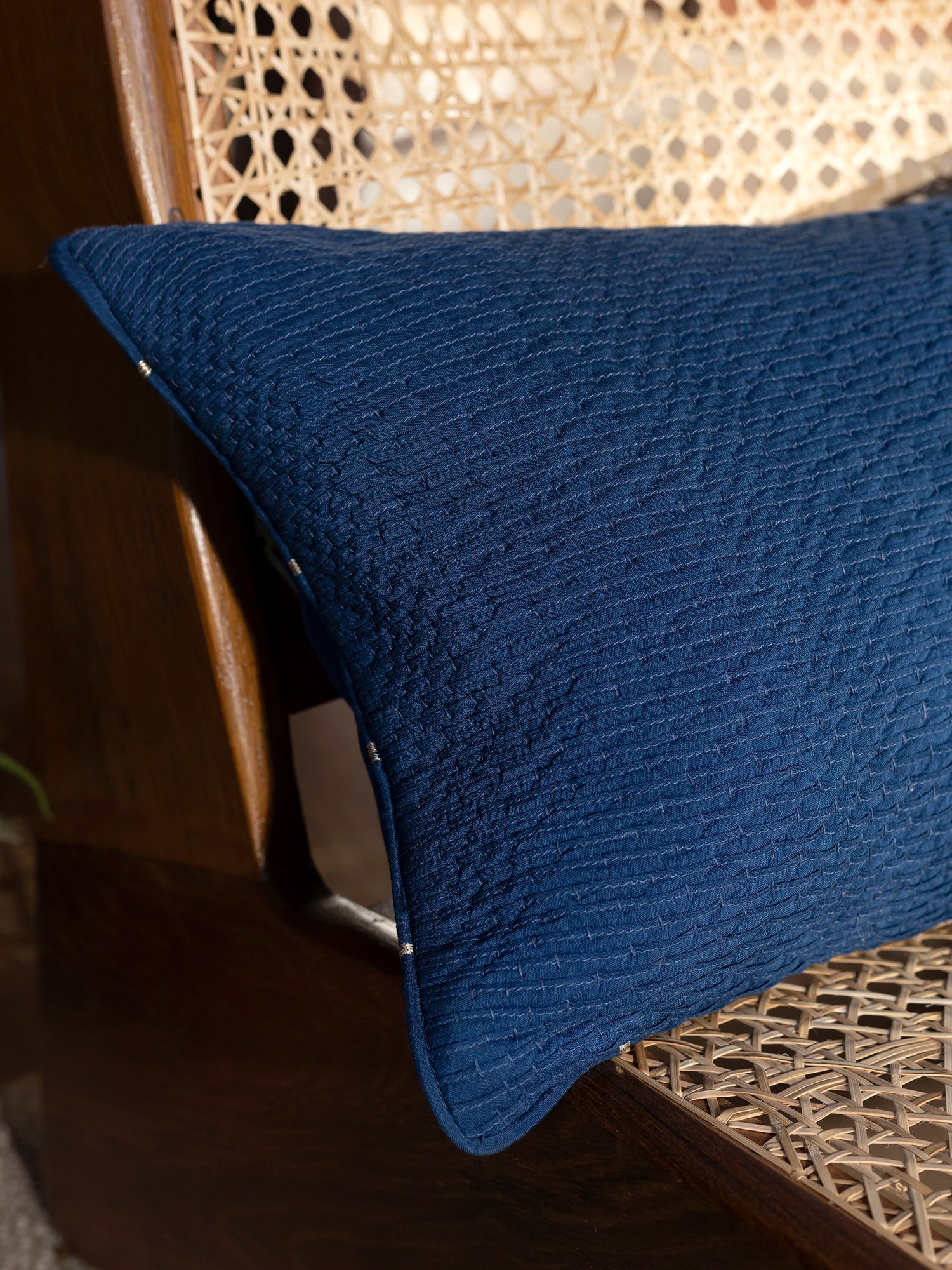 Parsley Blue Cushion Cover