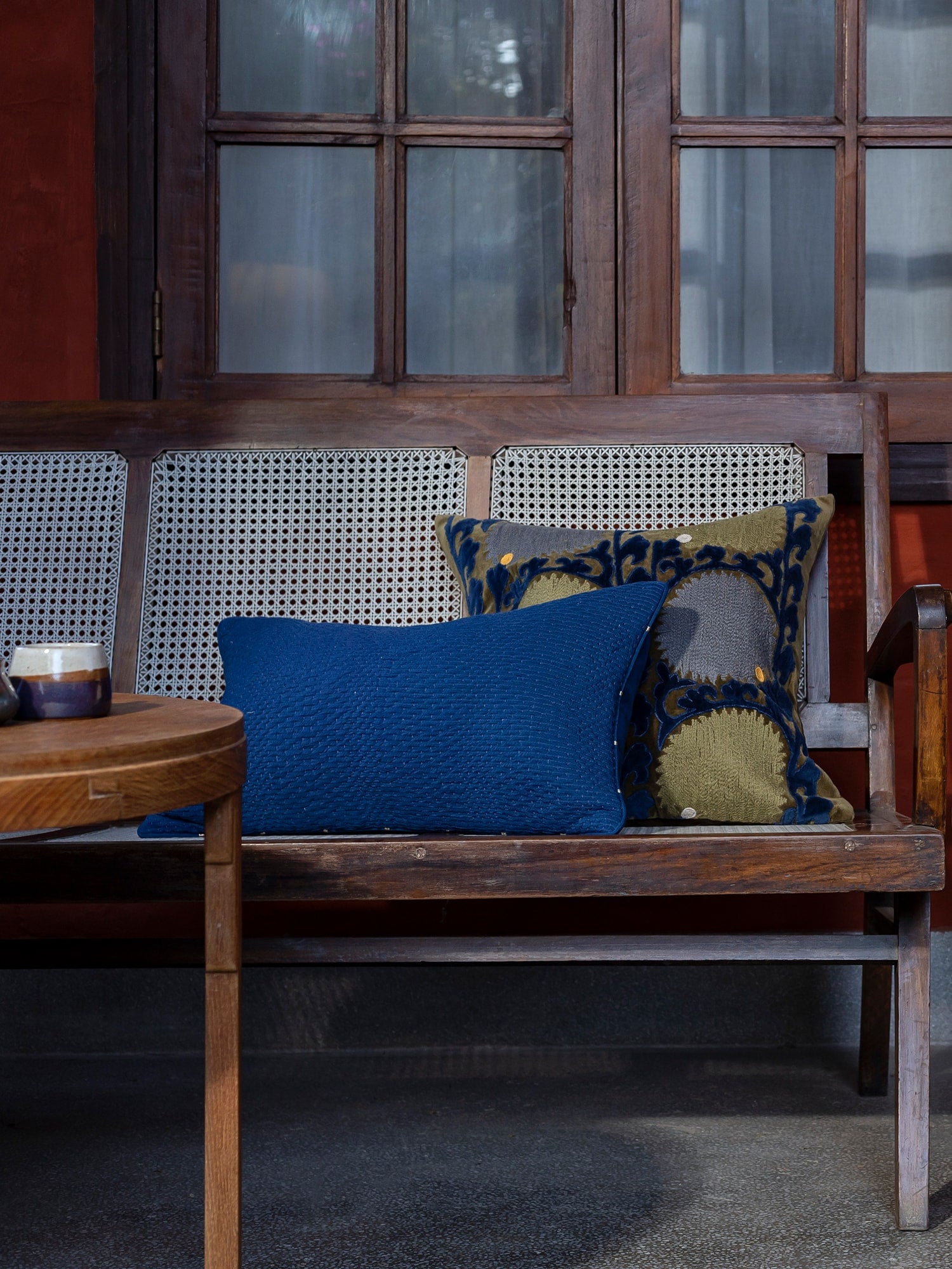 Parsley Blue Cushion Cover