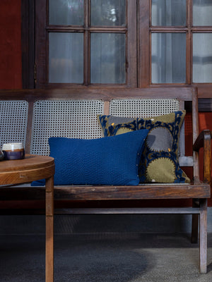 Parsley Blue Cushion Cover