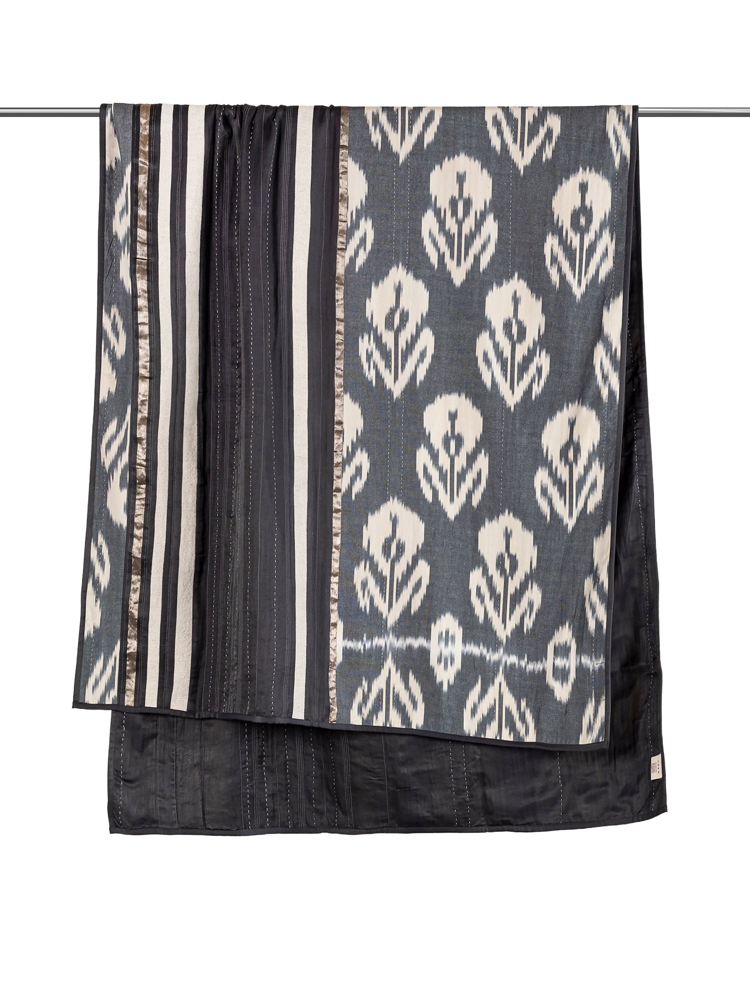 Barcode Charcoal Throw
