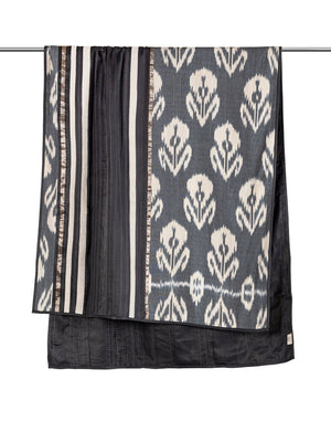 Barcode Charcoal Throw