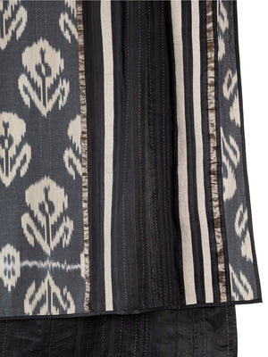 Barcode Charcoal Throw