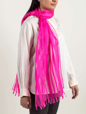 Nora Hot Pink Scarf