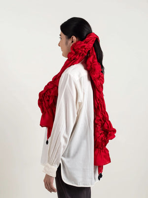 Layla Red Scarf