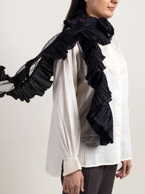 Evelyn Black Scarf