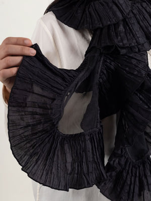 Evelyn Black Scarf