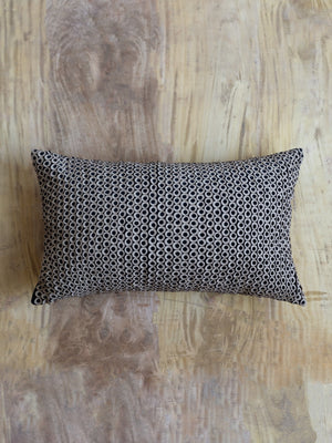 Nitido Black & Mud Cushion Cover