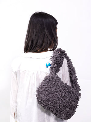 Grass Charcoal Shoulder Bag