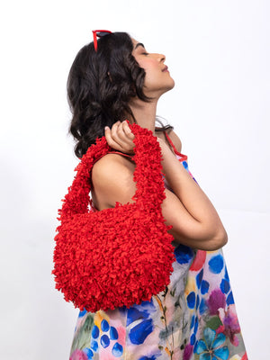 Grass Red Shoulder Bag
