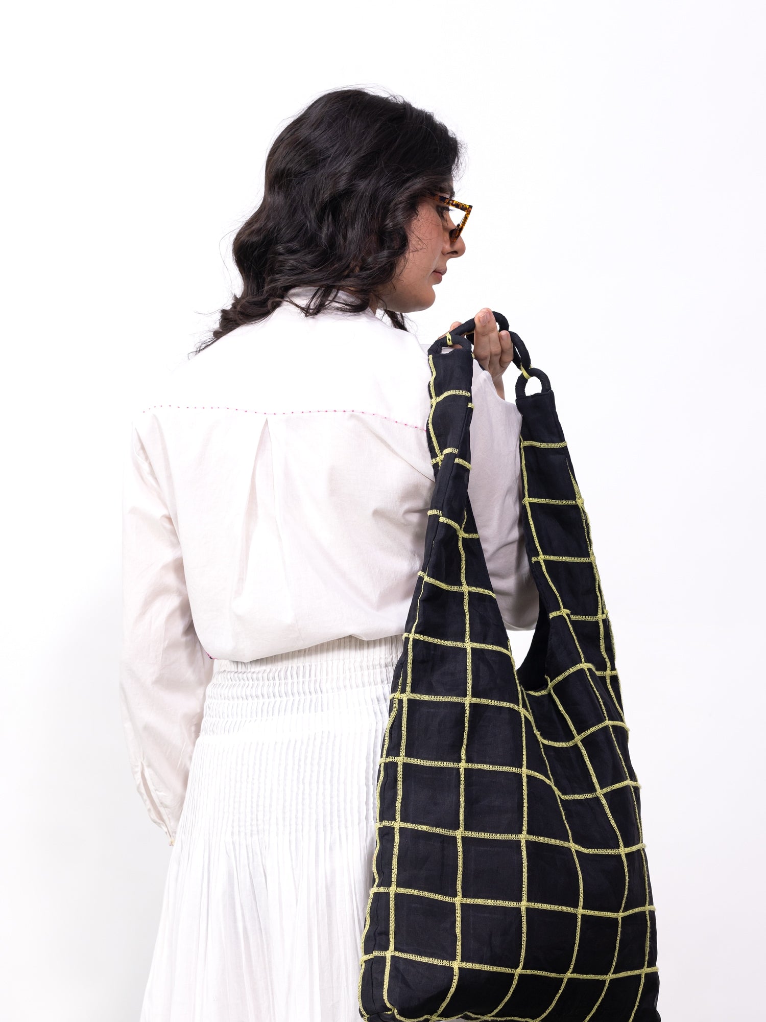 Flynn Black Shoulder Bag