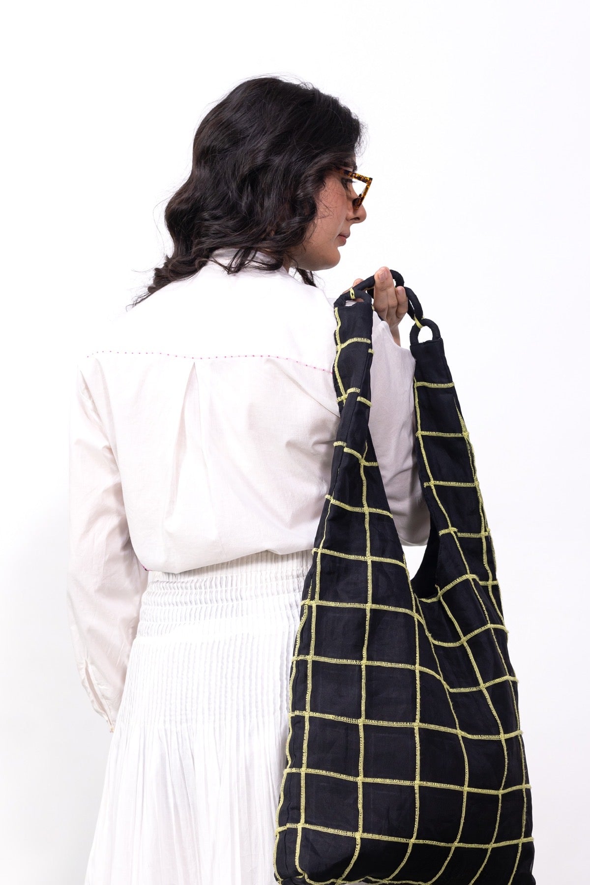 Flynn Black Shoulder Bag