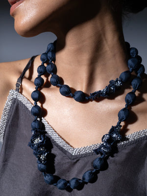 Tejal  Navy Blue Necklace