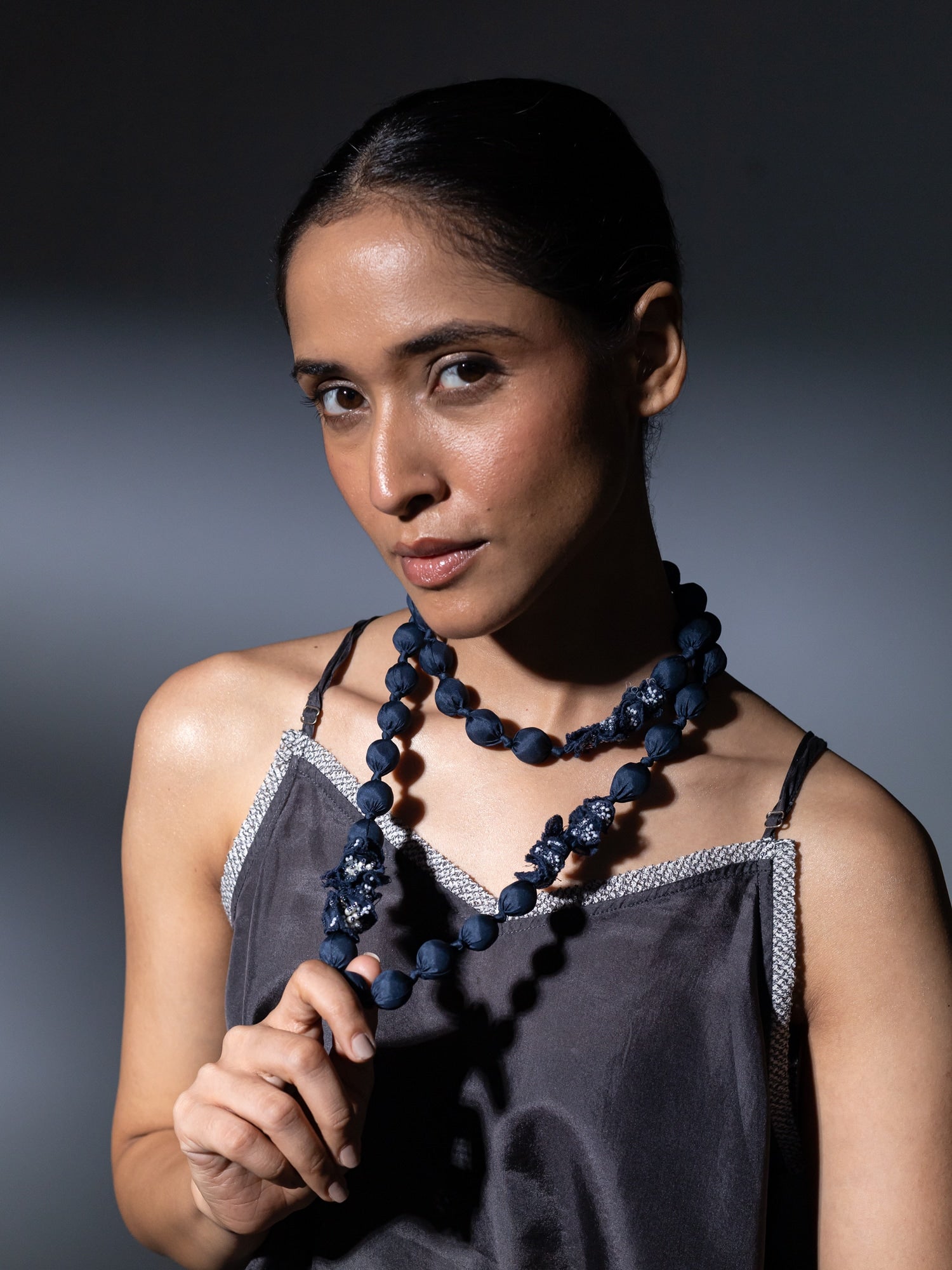 Tejal  Navy Blue Necklace