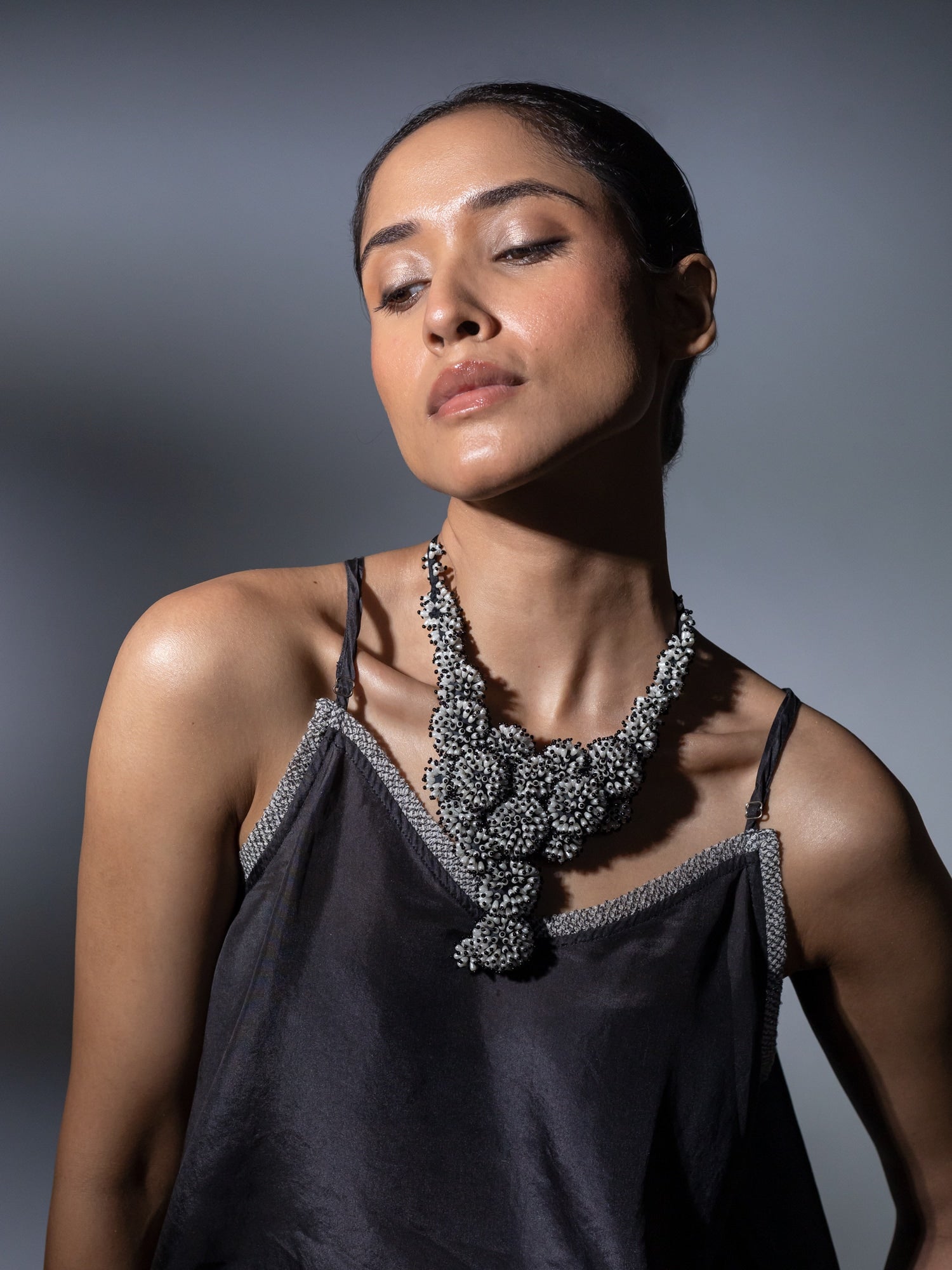 Anjum Black Necklace