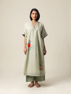 Verdura Sea Green  Kaftan