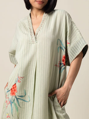 Verdura Sea Green  Kaftan