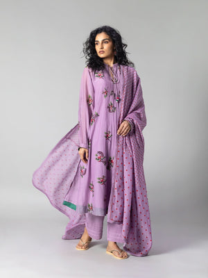 Ayden Lavender Kurta