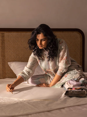 Nayaab Haze/Lavender Kurta