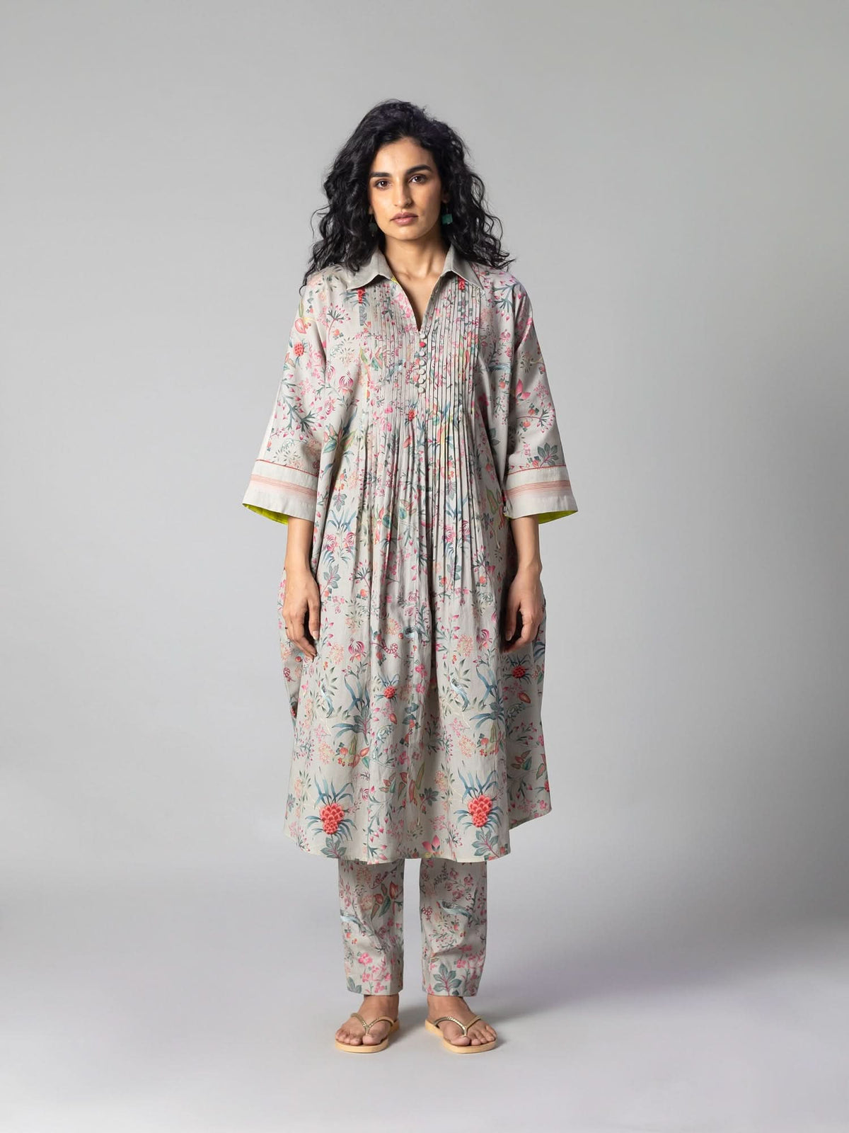 Seren  Grey Kaftan