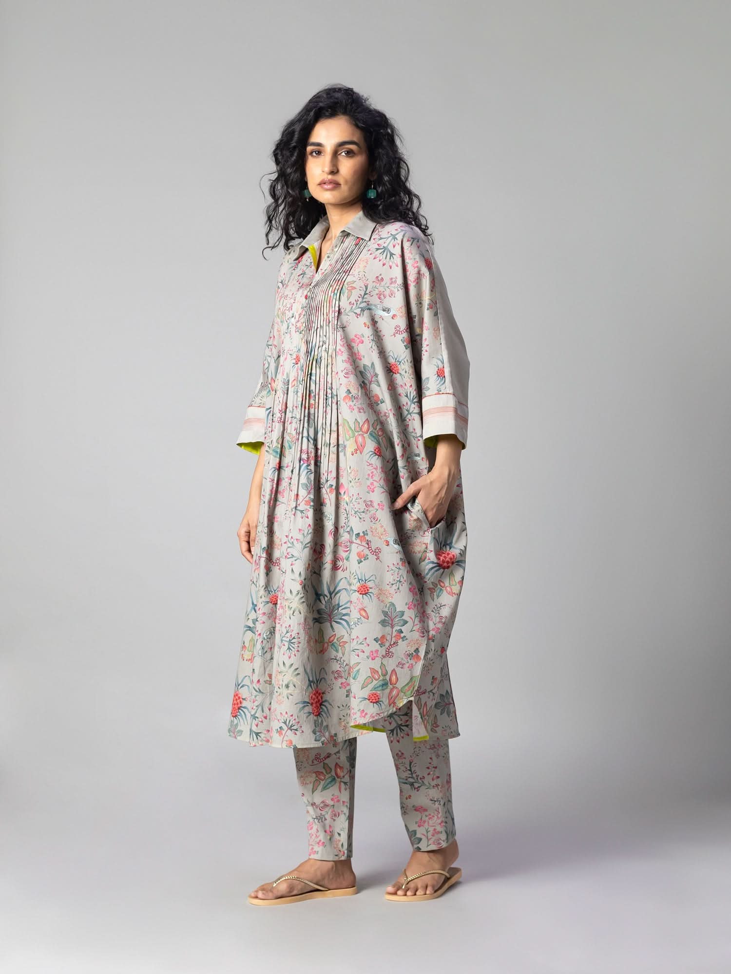 Seren  Grey Kaftan