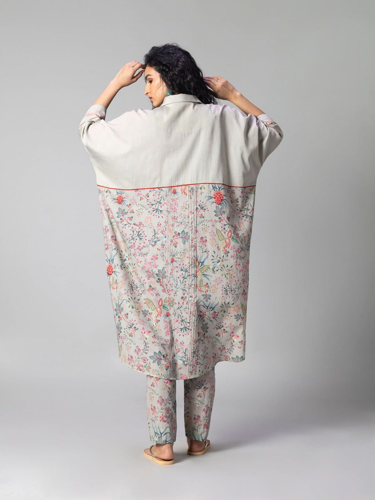 Seren  Grey Kaftan
