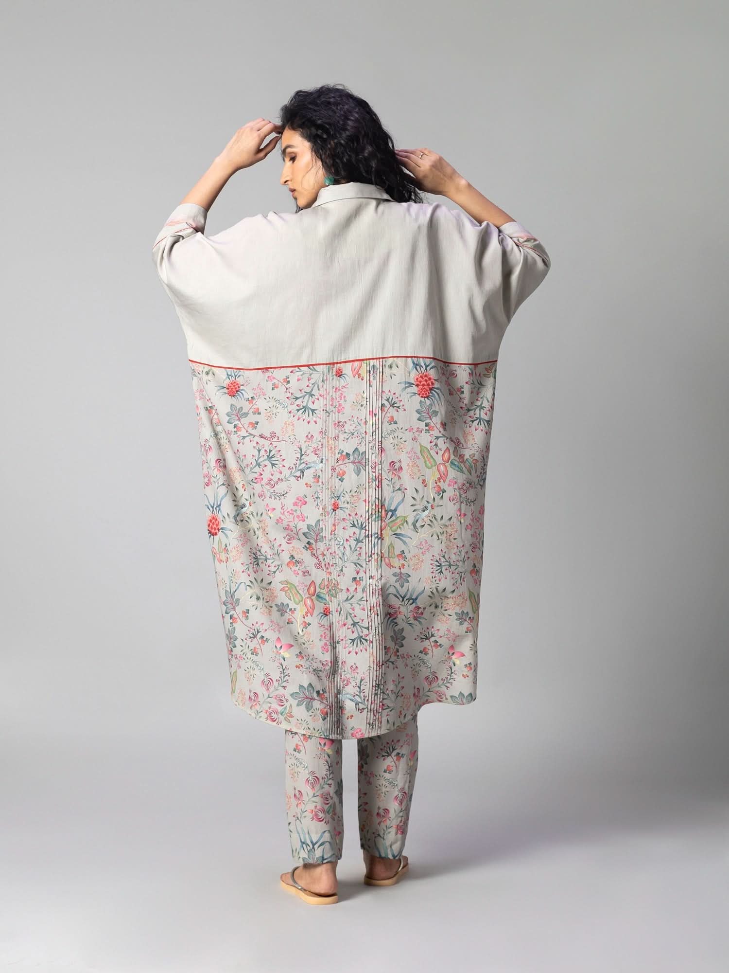 Seren  Grey Kaftan