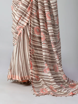 Raya Mud Natural Saree
