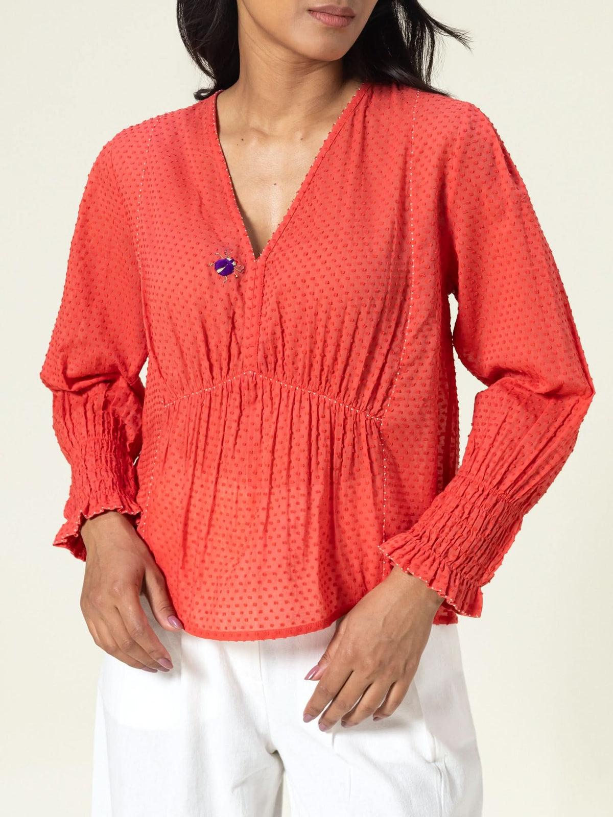Tsubaki Coral Top