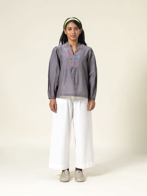 Suzu Grey Top