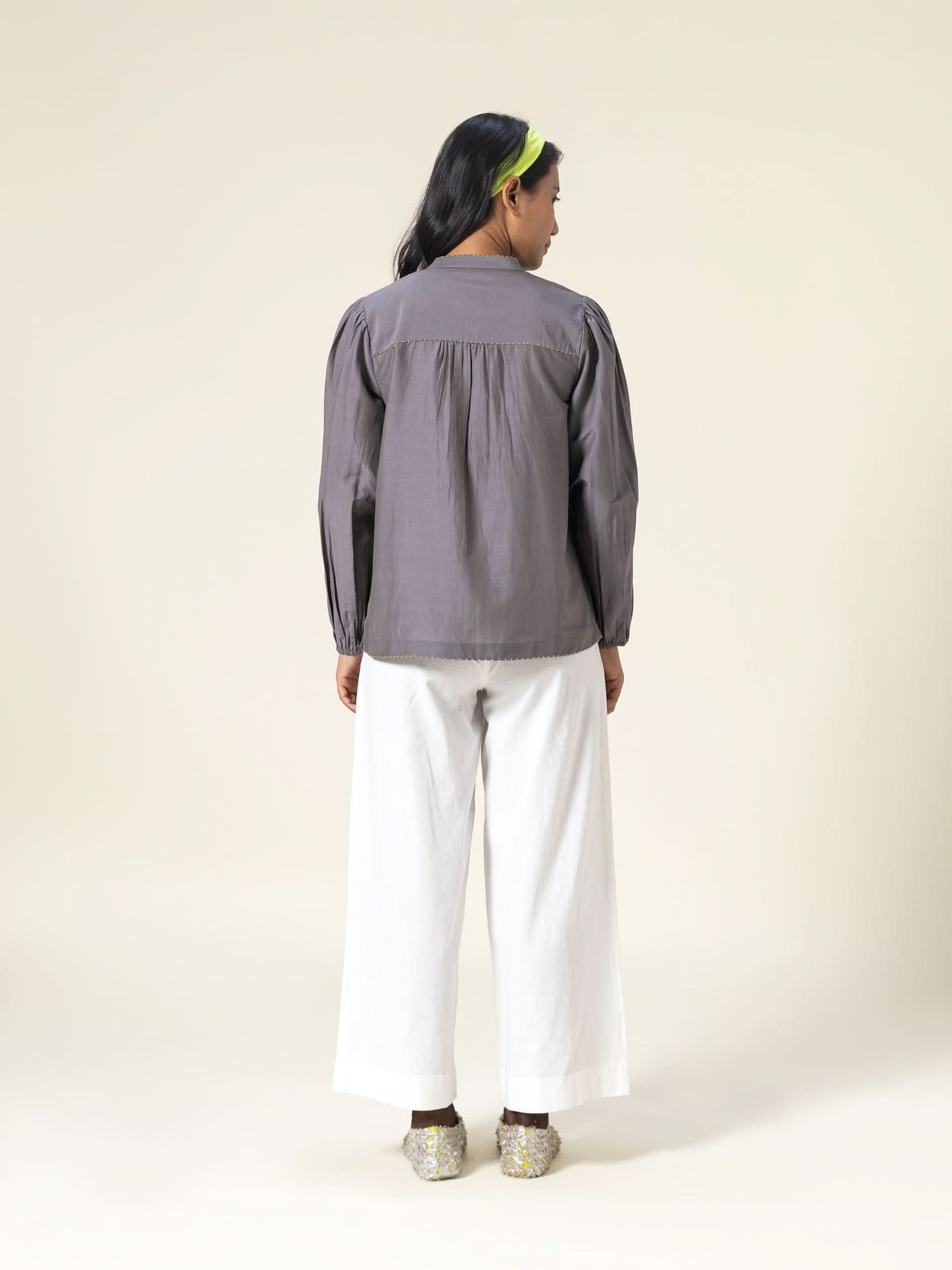 Suzu Grey Top