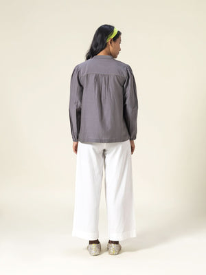 Suzu Grey Top