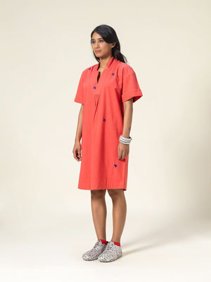 Tessa Coral Dress