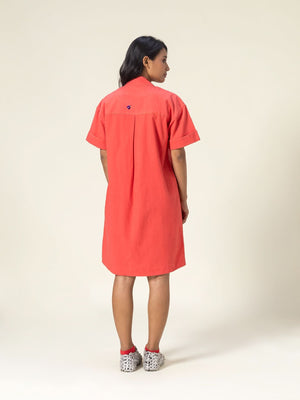 Tessa Coral Dress