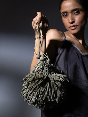 Cinth Green Potli Bag