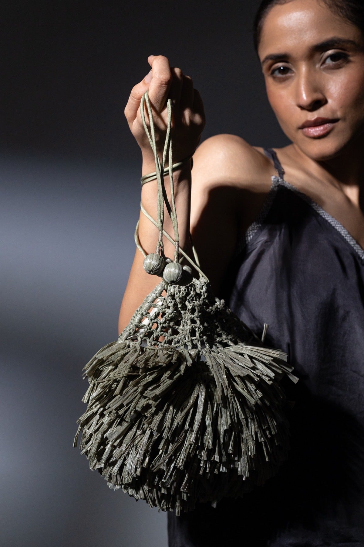 Cinth Green Potli Bag