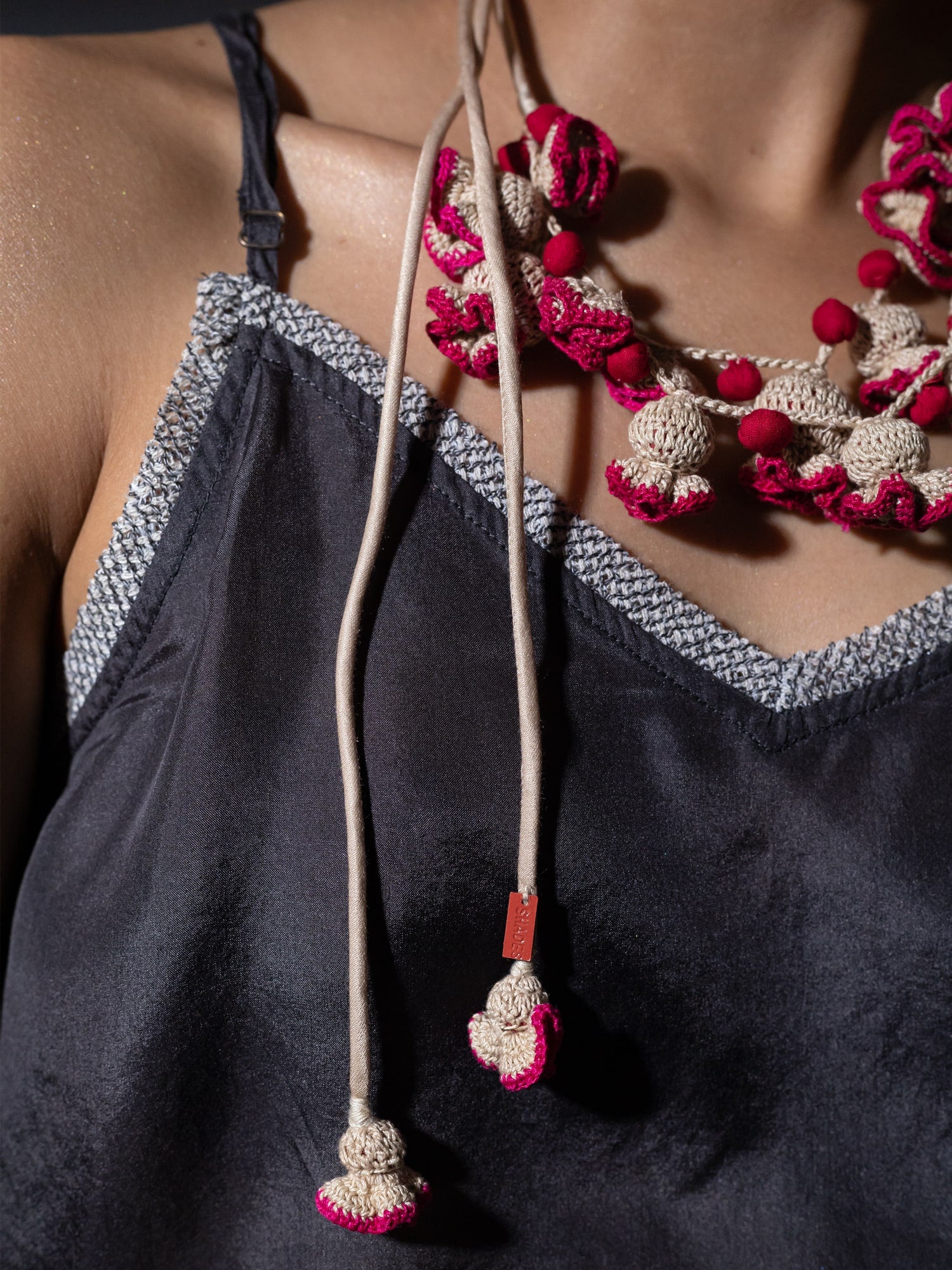 Wadud Beige Pink Necklace