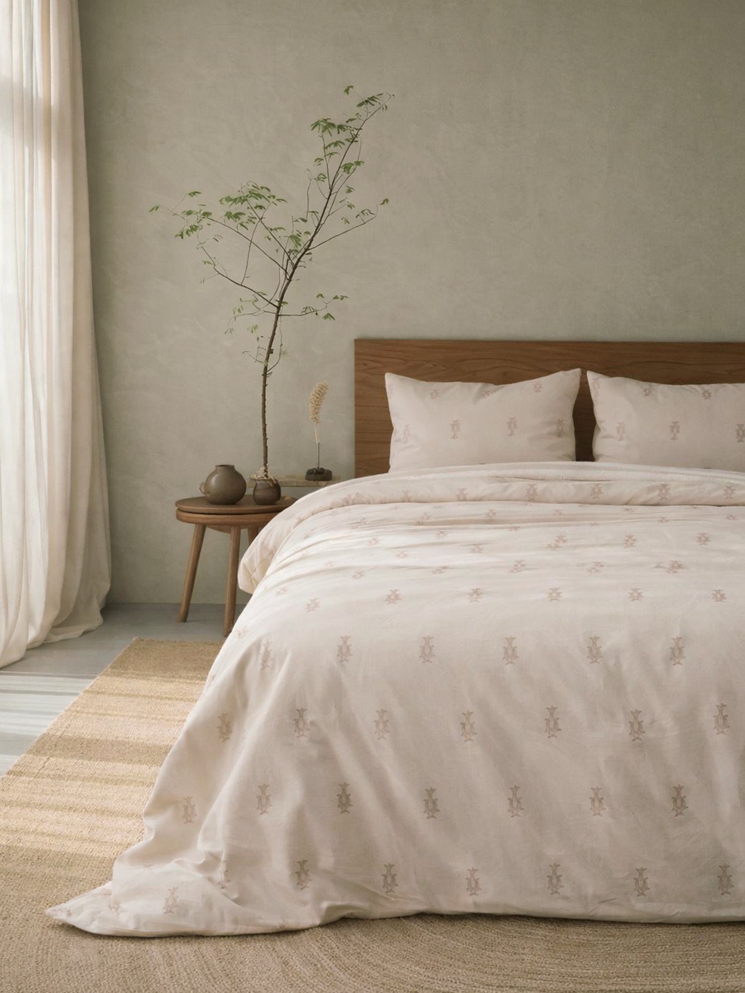 Fishch set of 3 Cream Duvet Cover