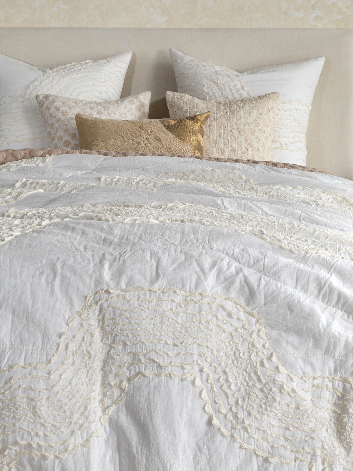 Swell set of 3 Steel Grey Bedding Set
