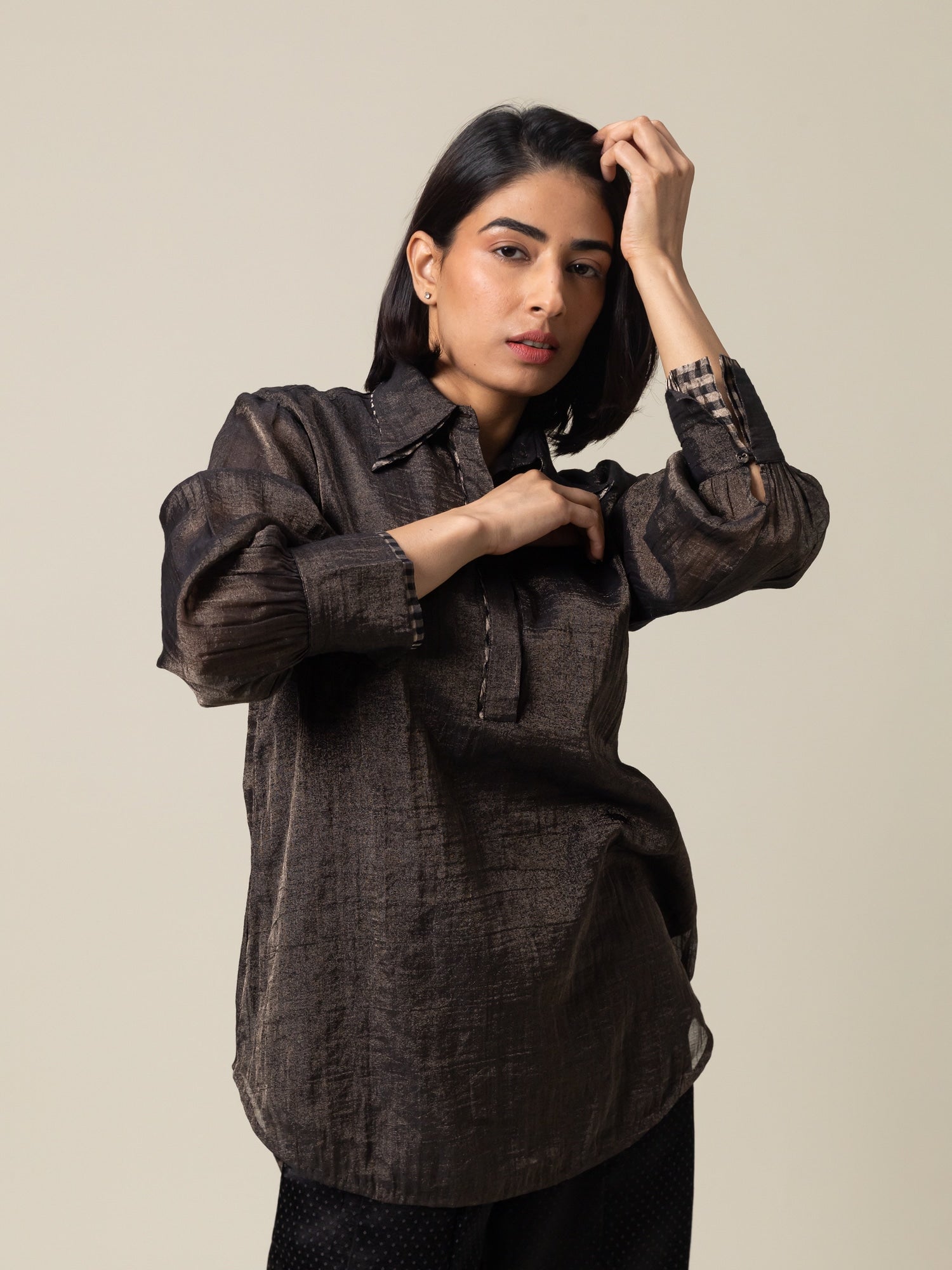 Zeya Black Shirt