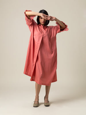 Rumoi Coral Dress