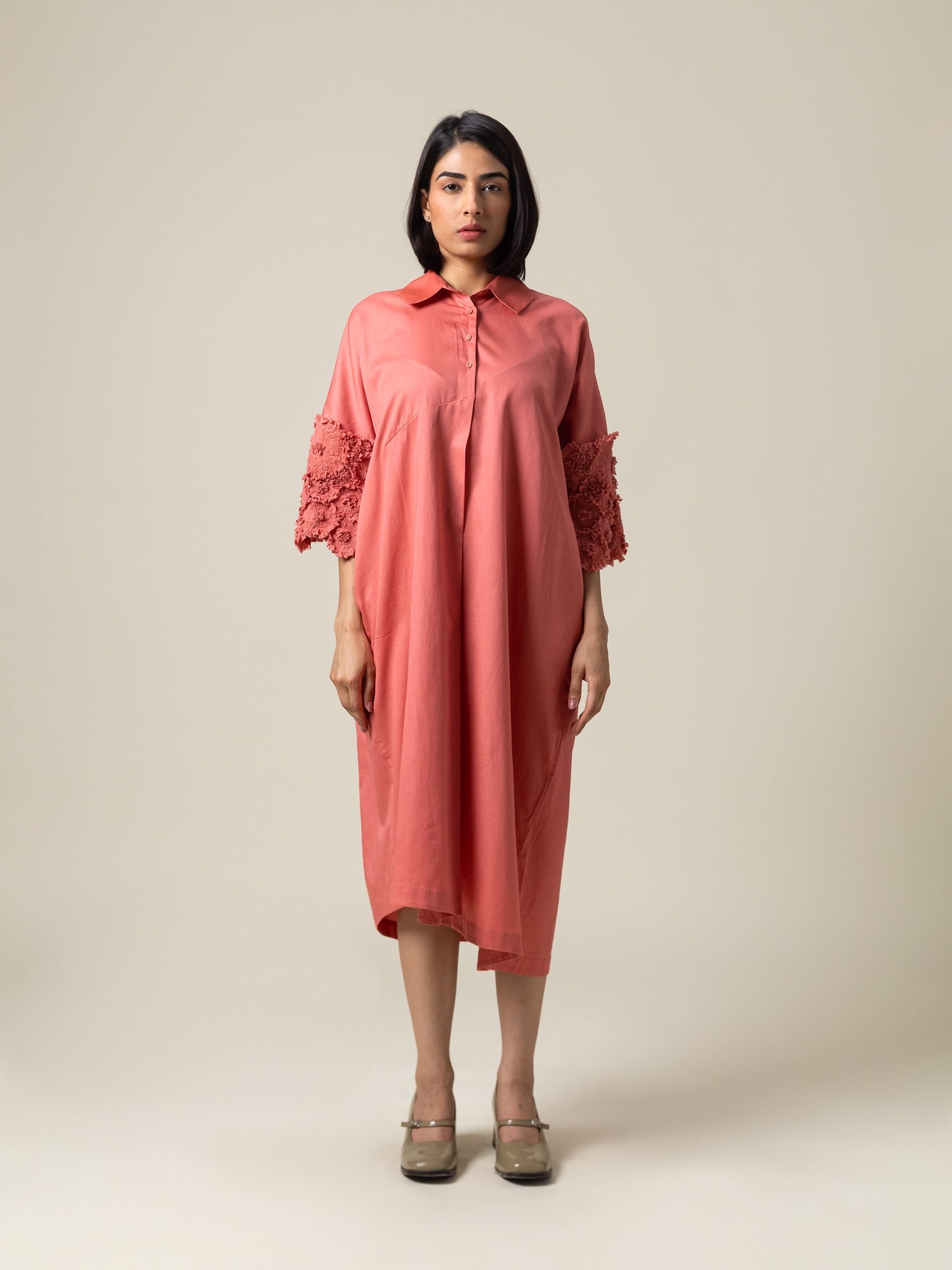 Rumoi Coral Dress