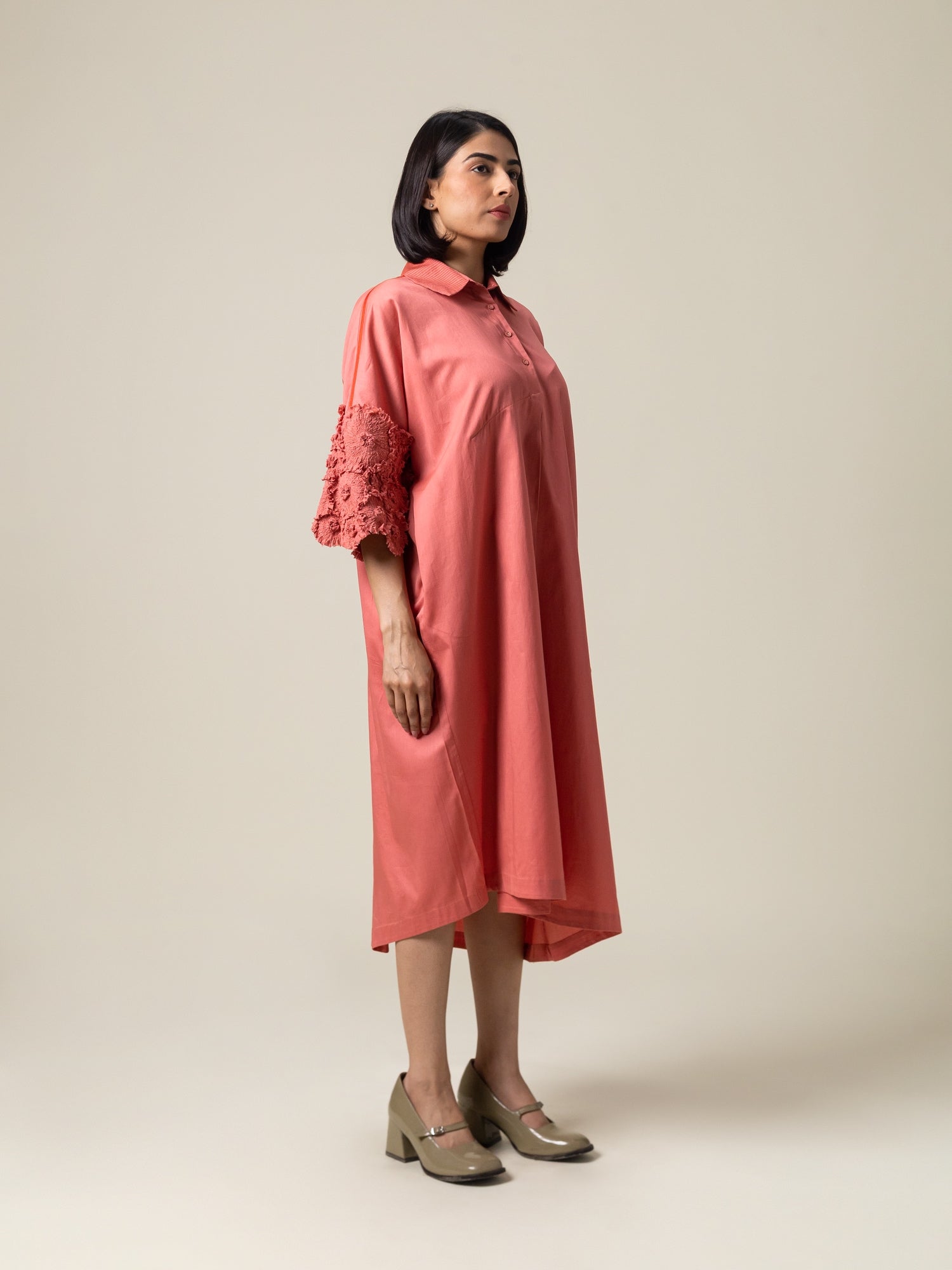 Rumoi Coral Dress
