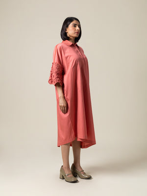 Rumoi Coral Dress