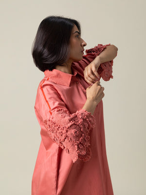 Rumoi Coral Dress