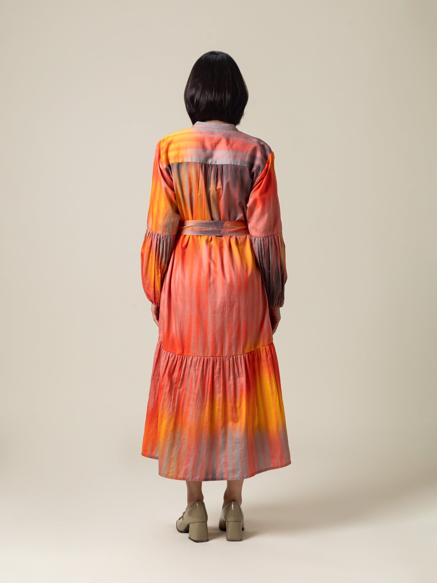 Koetoi Coral Grey Dress