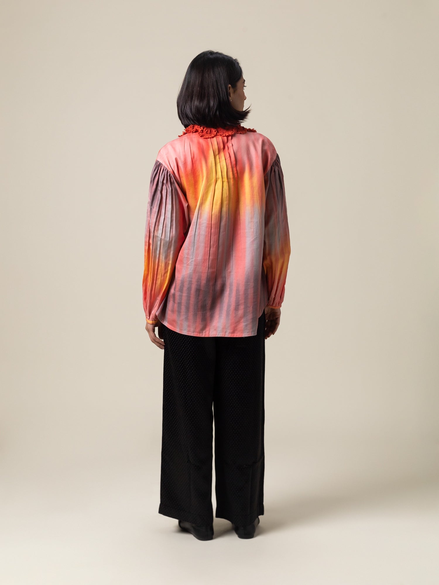 Teshio Coral Grey Shirt