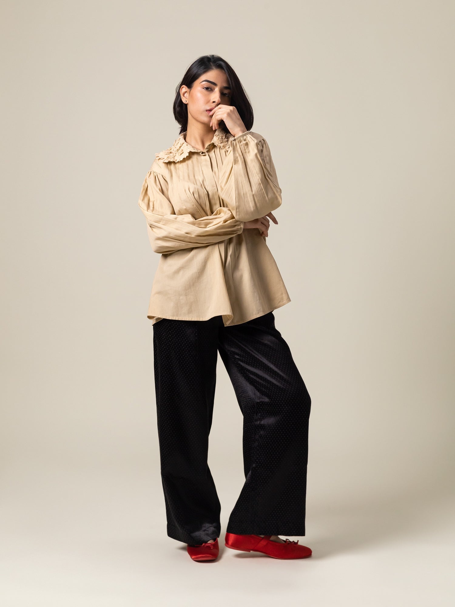 Teshio Beige Shirt