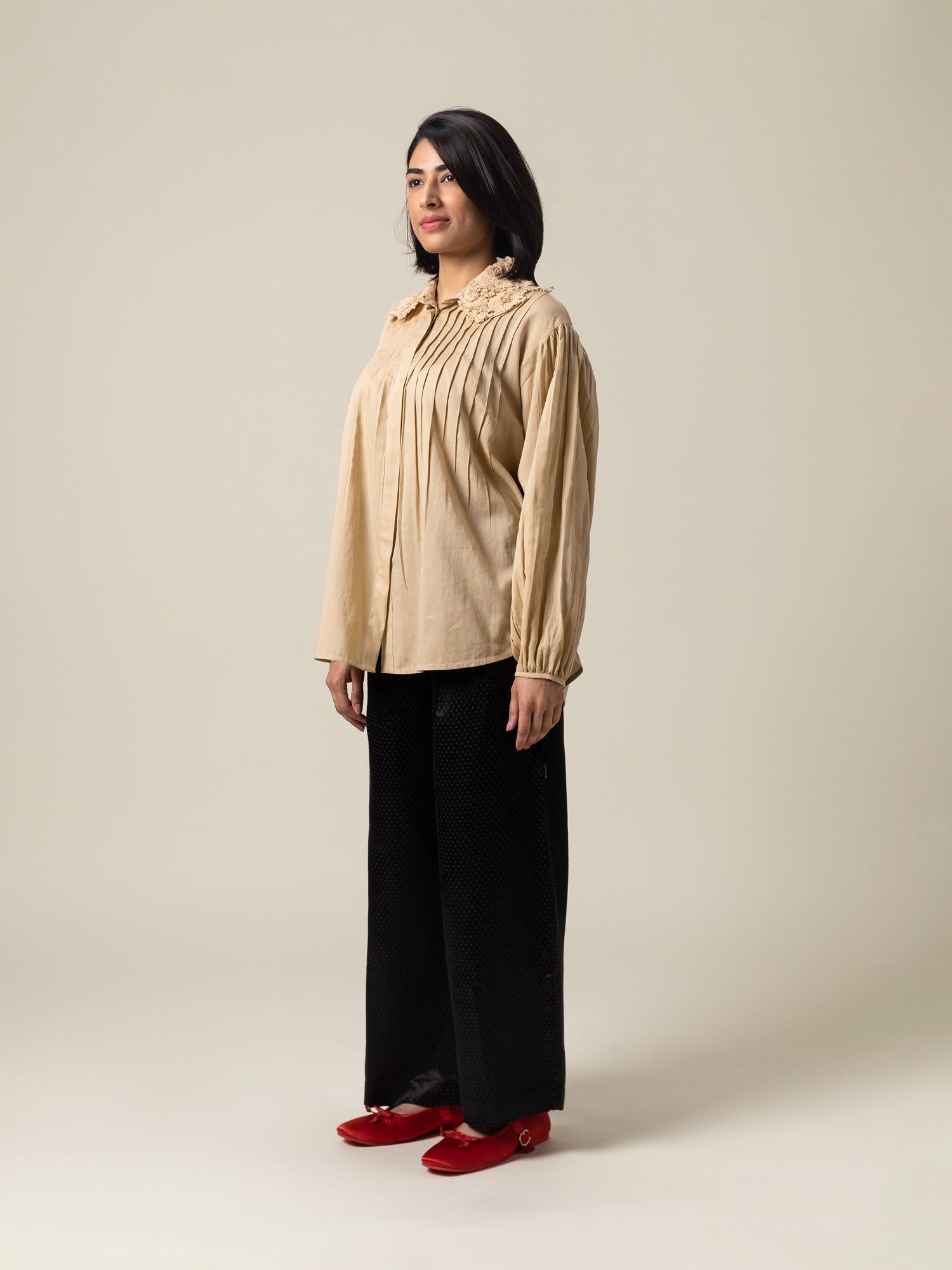Teshio Beige Shirt
