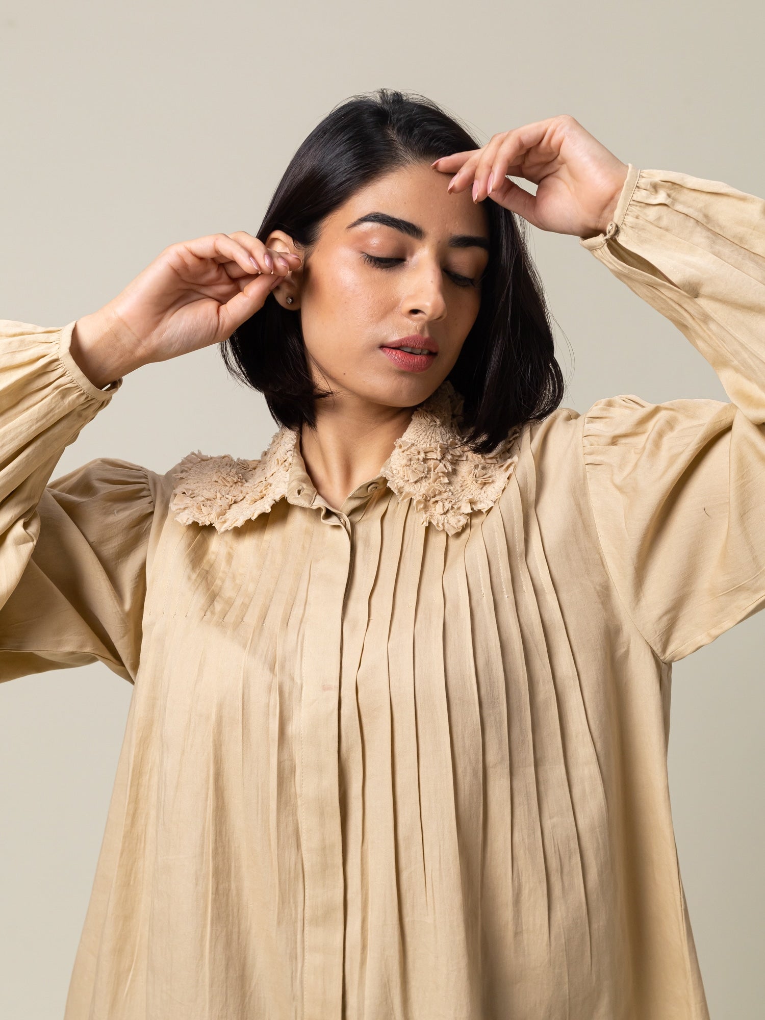 Teshio Beige Shirt